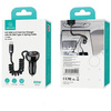 Ładowarka Samochodowa USAMS C37 1xUSB+1xUSB-C 60W + kabel USB-C 30W PD+QC Fast Charge czarny/black CC192CC01 (US-CC192)