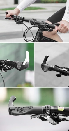 Rockbros BT1007B Bicycle Holder Set with Horns - Black