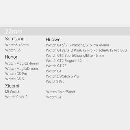 Dux Ducis Magnetic Strap Wristband for Samsung Galaxy Watch / Huawei Watch / Honor Watch / Xiaomi Watch (22mm band) Magnetic Wristband Black (Milanese Version)