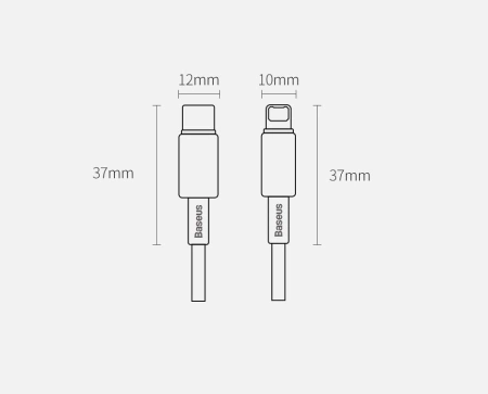Baseus kabel USB Typ C - Lightning szybkie ładowanie Power Delivery 20 W 1 m czarny (CATLWJ-01)