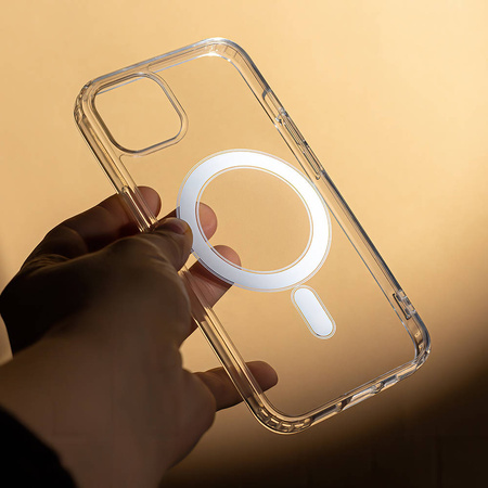Nakładka Anti Shock 1,5 mm Magsafe do iPhone 13 6,1" transparentna