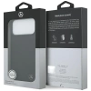 Mercedes Leder Large Laurel Leave MagSafe Case für iPhone 17 Pro Max - Schwarz