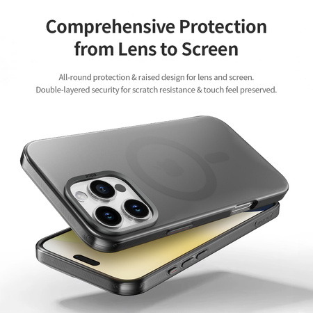 Rock Etui Matte Series Magnetic do Iphone 16 Pro Max czarne