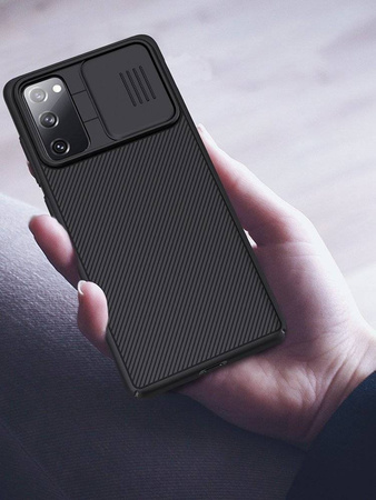 Nillkin CamShield Case etui pokrowiec osłona na aparat kamerę Samsung Galaxy S20 FE 5G czarny