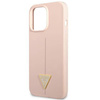 Guess GUHCP13XSLTGP iPhone 13 Pro Max 6,7 &quot;rosa / rosa Hardcase Silikondreieck