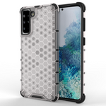 Honeycomb case armored cover with a gel frame for Samsung Galaxy S22 + (S22 Plus) transparent