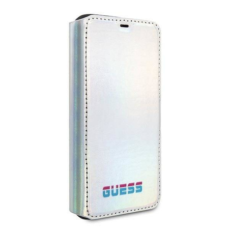 Etui Guess GUFLBKN58BLD iPhone 11 Pro srebrny/silver book Iridescent