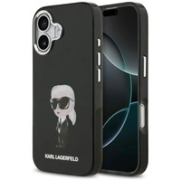 Karl Lagerfeld IML Aquarelle Karl &amp; Logo MagSafe Case for iPhone 17 - Black