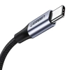 Ugreen CM556 cable with USB-C and DisplayPort 8K connectors, 1 m long - gray