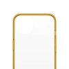 PanzerGlass ClearCase antibacterial case with Military Grade certificate for iPhone 13 / 14 / 15 - transparent yellow