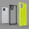 Honeycomb Handyhülle Schutzhülle mit TPU Rahmen für Samsung Galaxy A42 5G schwarz
