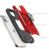Wozinsky Ring Armor case for iPhone 14 armored cover magnetic holder ring red