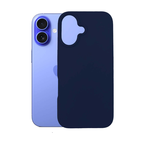 Apple iPhone 16 - 3mk Silicone Case Dark Navy
