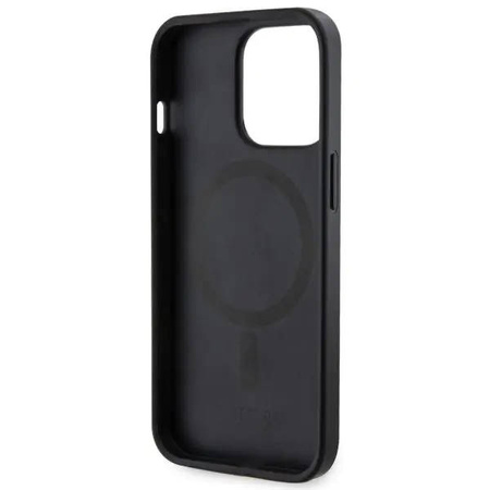 Guess GUHMP13LP4RPSK iPhone 13 Pro / 13 6,1" czarny/black hardcase 4G Printed Stripes MagSafe