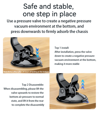 Yesido Uchwyt samochodowy magnetyczny C177 do deski czarny