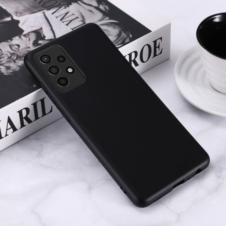 Etui SAMSUNG GALAXY A52 4G / 5G Silicone case elastyczne silikonowe czarne