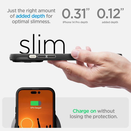 Spigen OPTIK ARMOR MAG MAGSAFE IPHONE 14 PRO SCHWARZ