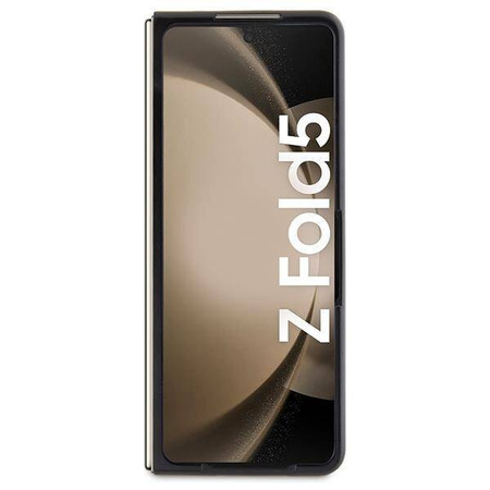 BMW Signature Logo Imprint Hülle für Samsung Galaxy Z Fold 5 – Schwarz