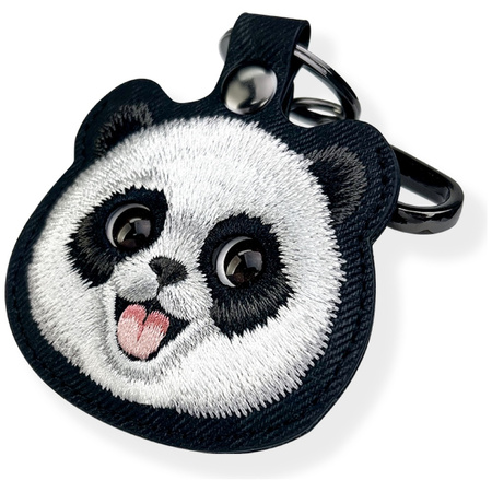 Etui na lokalizator / brelok Nimmy New Big Eyed Pet 2.0 Panda czarny