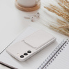 Futerał CARD CASE do SAMSUNG A34 5G biały