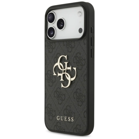 Etui Guess 4G Strap 4G Classic Logo na iPhone 17 Pro Max - czarne
