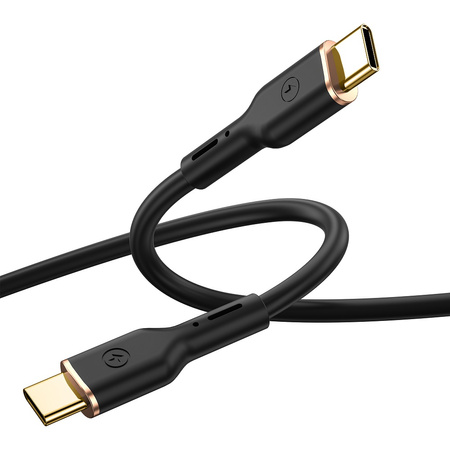 WIWU kabel YQ02 USB-C - USB-C 100W 1,2m czarny
