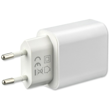 Ładowarka sieciowa 4smarts VoltPlug 20W  PD USB-C z kable USB-C do Lightning biały