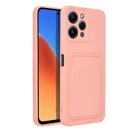 Futerał CARD CASE do XIAOMI Redmi 12 4G różowy