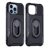 Joyroom Dual Hinge Case für iPhone 14 gepanzerte Hülle mit Ständer und Ringhalter schwarz