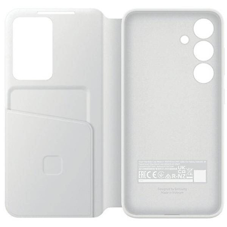 Etui Samsung Smart View Wallet EF-ZS921CWEGWW z klapką do Samsung Galaxy S24 - białe