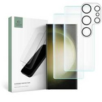 Tempered Glass SAMSUNG GALAXY S23 ULTRA Tech-Protect Supreme Set Clear
