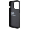 Etui BMW Leather Carbon na iPhone 15 Pro - czarne