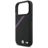 Etui BMW M Tricolor Metal Logo MagSafe do iPhone 17 Pro - czarne