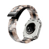 FORCELL F-DESIGN FA04 pasek żywiczny marmurkowy do APPLE Watch 38 / 40 / 41 mm brązowy