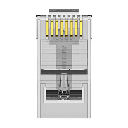 Wtyczka modułowa RJ45 CAT6 UTP Vention IDDR0-100 przezroczysta 100 szt.