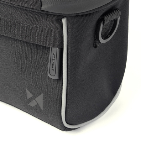 Wozinsky Fahrrad Lenkertasche Fahrrad Umhängetasche schwarz (WBHBB-01)