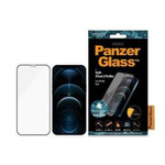 Gehärtetes Glas 5D IPHONE 12 PRO MAX PanzerGlass Pro E2E Super+ Case Friendly AntiBacterial Microfracture schwarz
