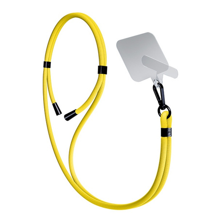 3MK EasyClip Yellow (black) smycz do telefonu