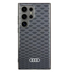 Audi IML Stitching Pattern MagSafe Case S24 Ultra S928 czarny/black hardcase AU-IMLMS24U-Q5/D3-BK