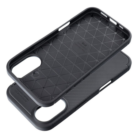 Futerał CARBON PREMIUM do IPHONE 16 czarny