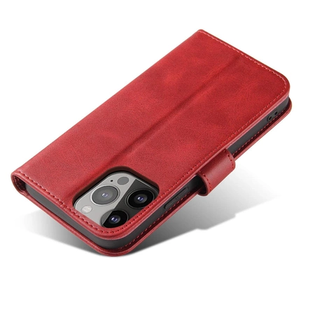 Magnet Case Hülle für Samsung Galaxy S23+ Flip Cover Wallet Stand rot
