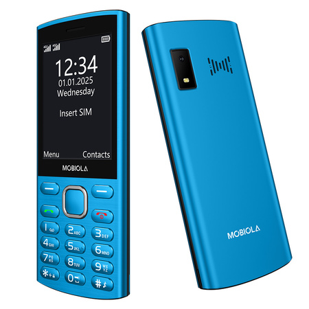 TELEFON GSM MOBIOLA MB4280 4G NIEBIESKI TELEFON KLASYCZNY DLA SENIORA