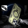 Hybrid Armor Trendige Hülle mit MagSafe für iPhone 16 Pro – Grün