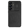 Nillkin Qin Pro Leather Case Samsung S25+, BLACK / CZARNY