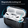 Etui APPLE AIRPODS PRO ESR Cyber Armor Halolock MagSafe czarne