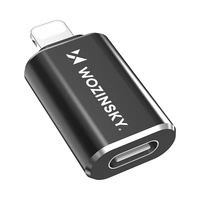 Wozinsky WALC-01 Lightning auf USB-C Adapter - Schwarz