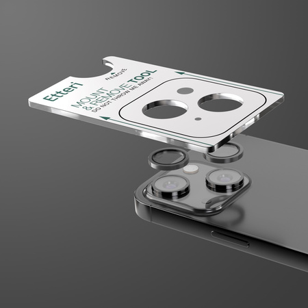 Etteri szkło na aparat do iPhone 13 / 13 Mini czarny