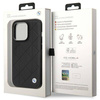 Original Case IPHONE 14 PRO BMW Leather Quilted (BMHCP14L22RQDK) black