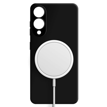 Samsung Galaxy S25 Edge - 3mk Hardy Silicone MagCase Black