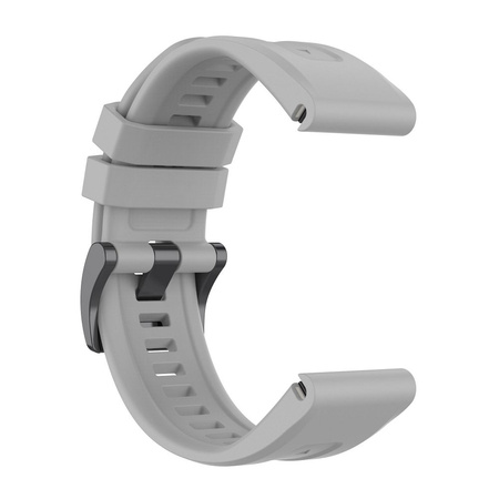 Pasek / opaska do smartwatcha Garmin FENIX 3 / 3HR / 5X / 6X / 6X PRO / 7X / 7X PRO szary (12)